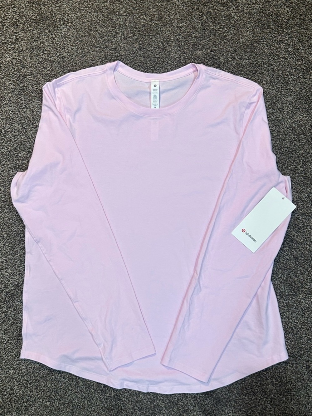 Lululemon Light Pink Long Sleeve Top